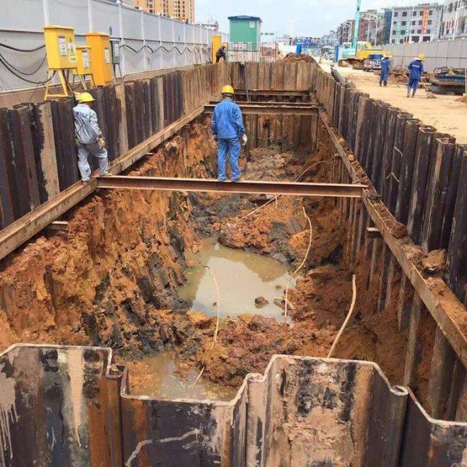 Warmgewalste het Staal u-Vorm van de Staalplaatstapel Bladstapels